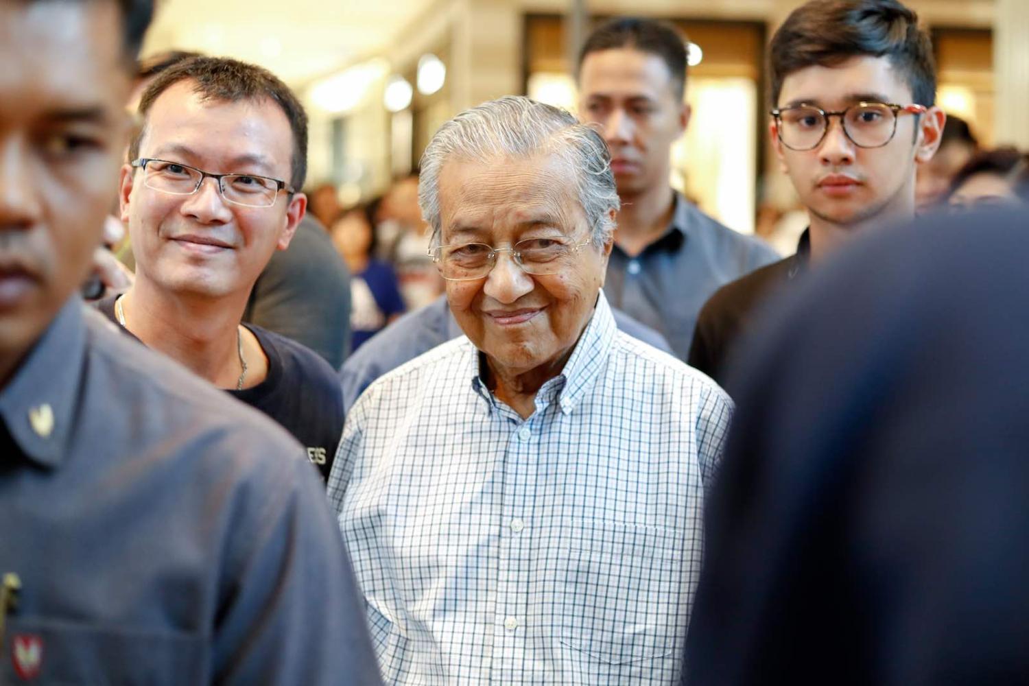 Not without irony is Mahathir Mohamad hoping to host a second APEC forum (Chris Jung via Getty Images)