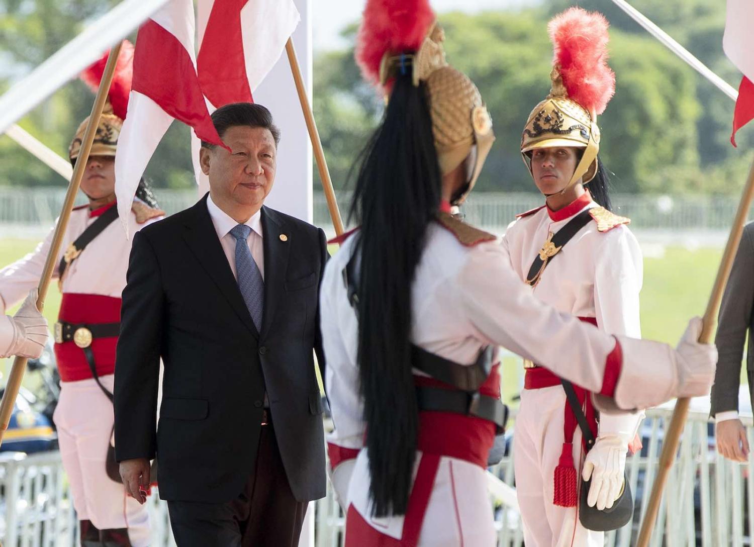 Chinese President Xi Jinping attending the BRICS summit in Brasilia, Brazil, October 2019 (Photo: Pavel Golovkin/AFP via Getty)
