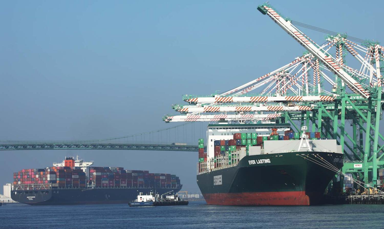 The Port of Los Angeles, the busiest container port in the US (Photo: Mario Tama/Getty Images)