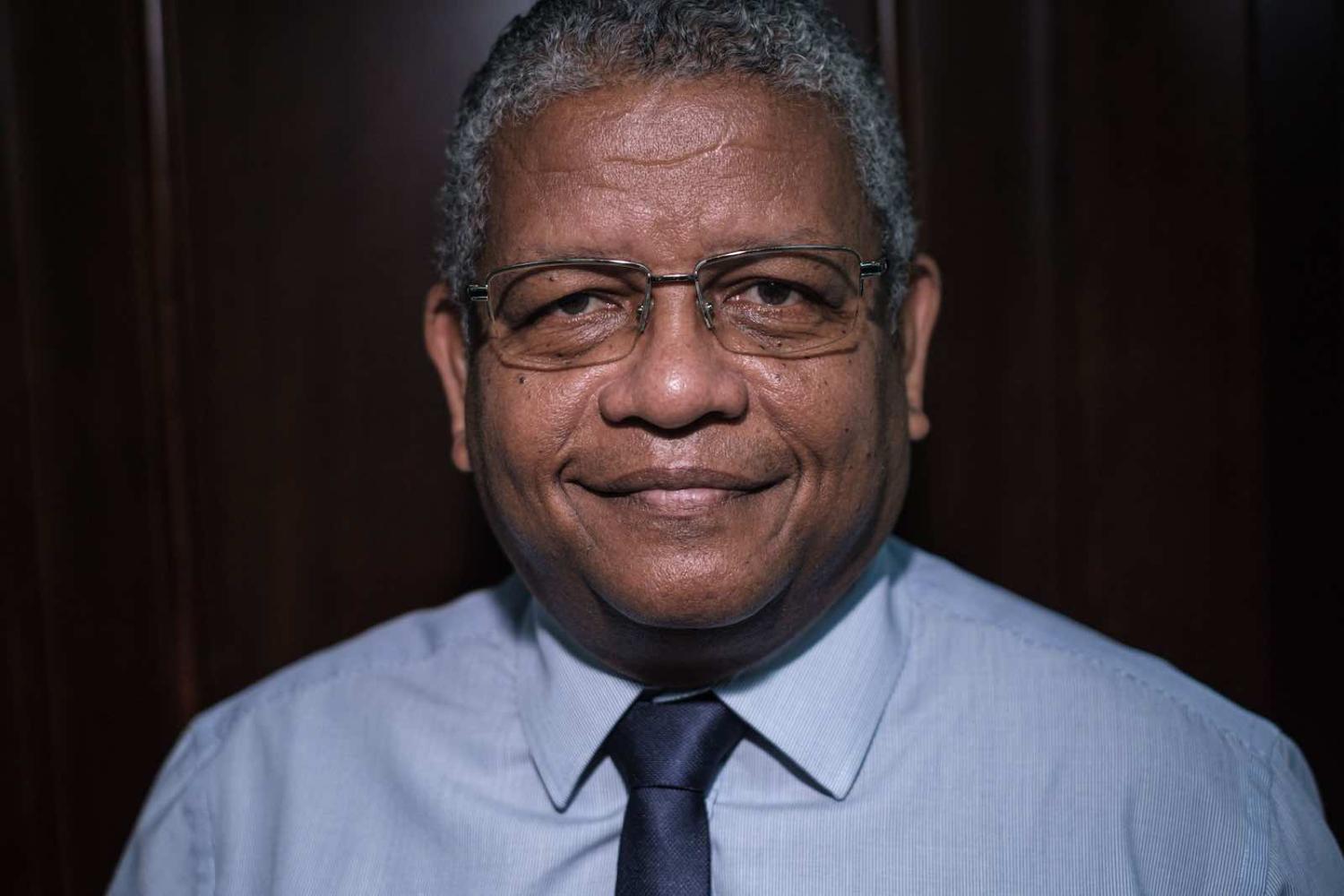 Wavel Ramkalawan, photographed here in November 2019, and now President of Seychelles (Yasuyoshi Chiba/AFP via Getty Images)