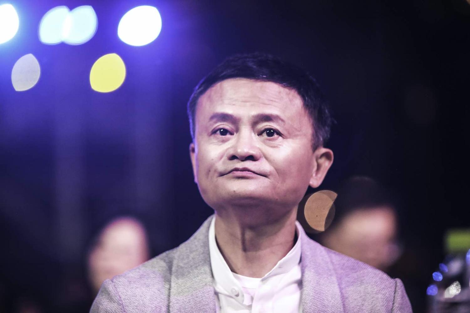 Founder of Alibaba Group Jack Ma in Sanya, China, in January 2020 at the ceremony for the Jack Ma Rural Teachers Award (Wang HE/Getty Images)