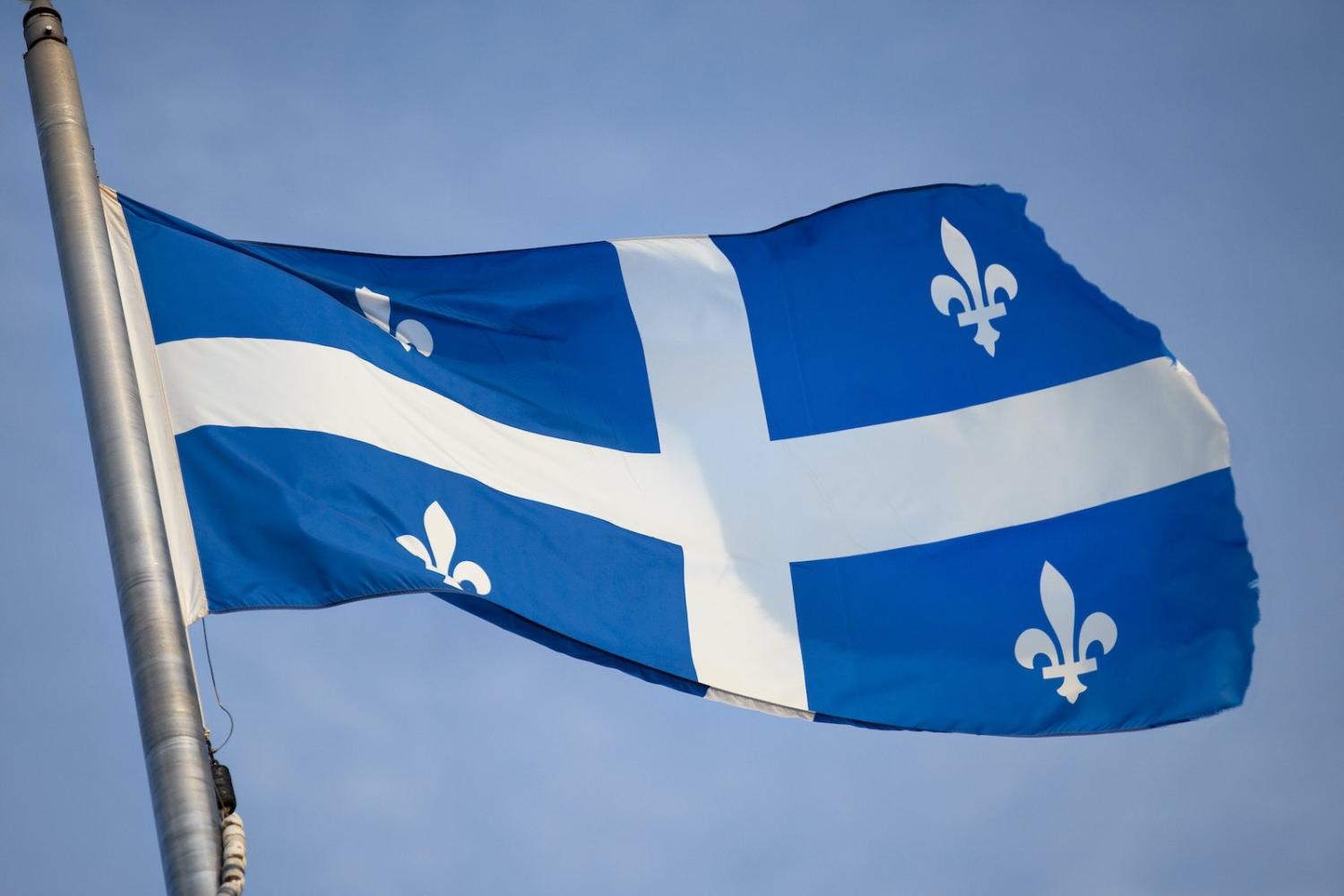 The Fleurdelisé flag of Quebec (Andrea Evangelo-Giamou/EyeEm via Getty Images)