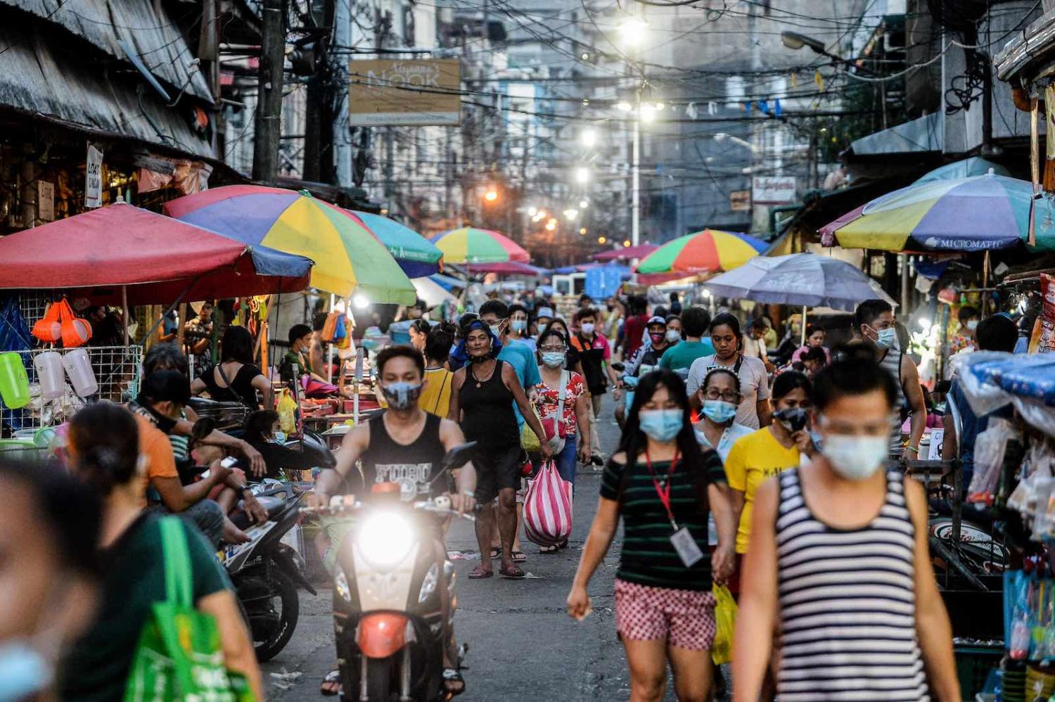 A public market in Manila, 23 August 2020 (Lisa Marie David/NurPhoto via Getty Images)