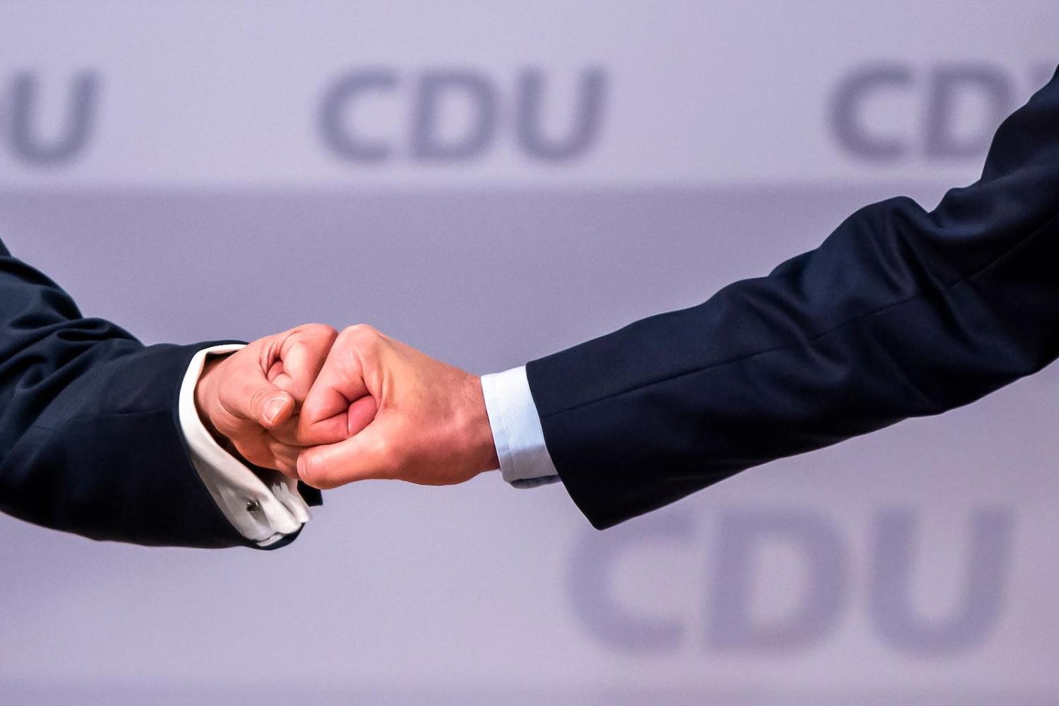 A new leader of the Christian Democratic Union was elected at the party’s congress in January (Odd Andersen/AFP via Getty Images)
