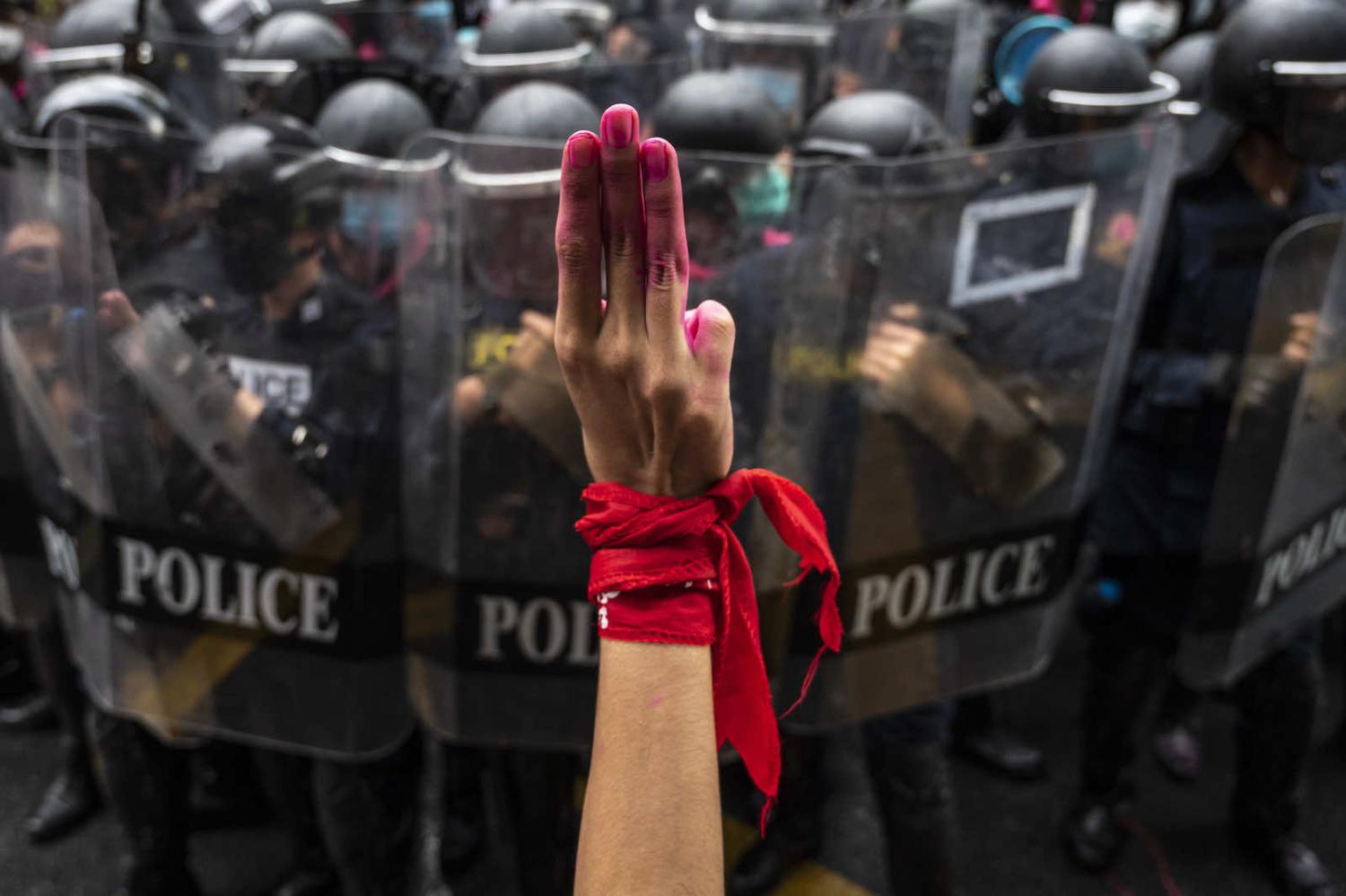 Protests in Bangkok last year (Sirachai Arunrugstichai/Getty Images)