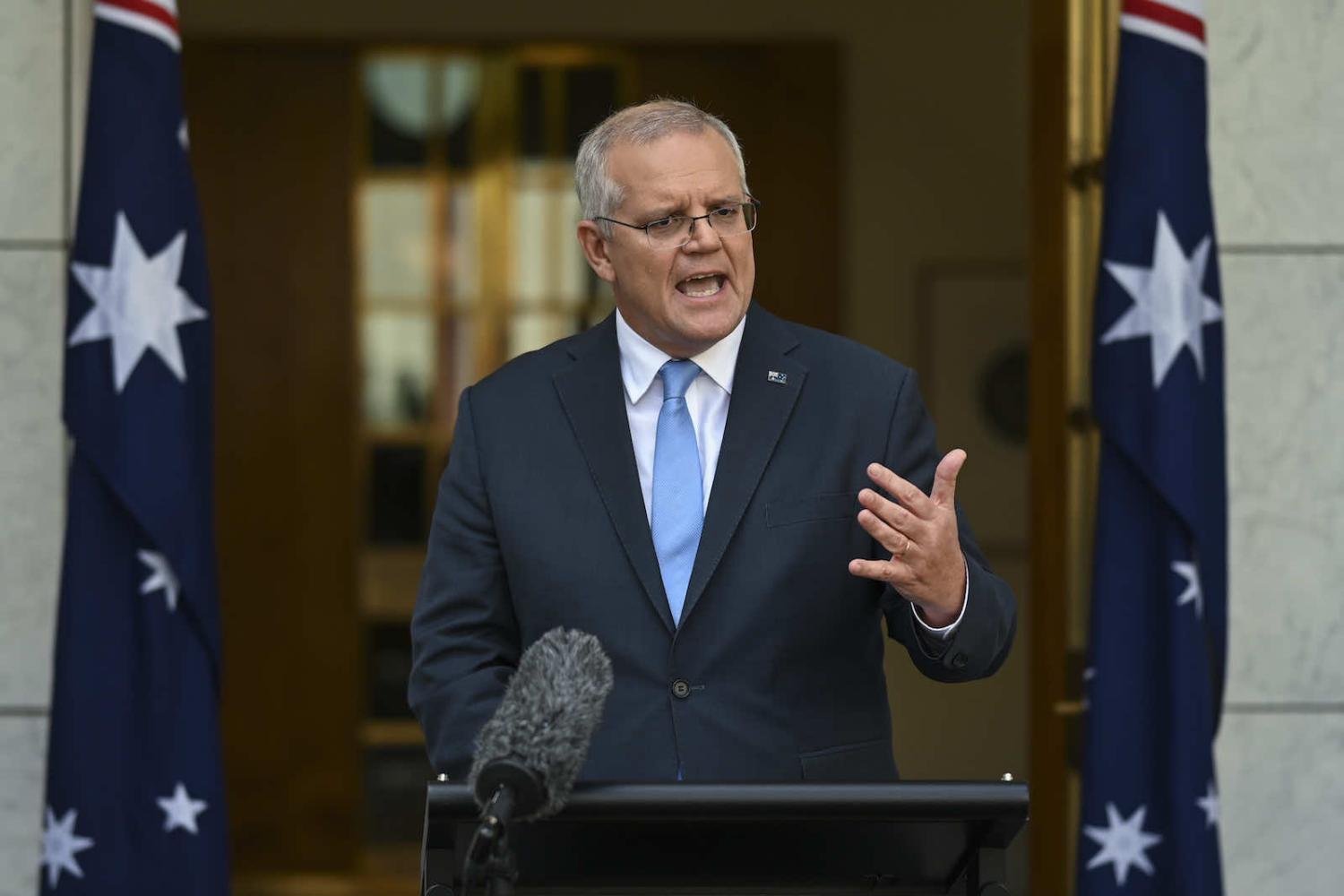 The election presents as a referendum on the Scott Morrison government’s diplomatic record (Martin Ollman/Getty Images)