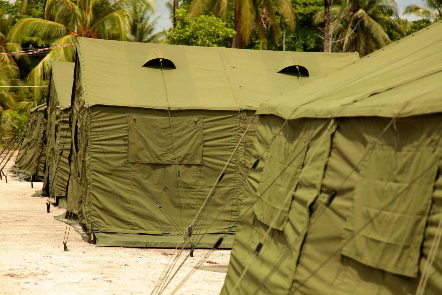 Manus Island Detention Centre. Photo by the Australian Department of Immigration and Citizenship via Getty Images