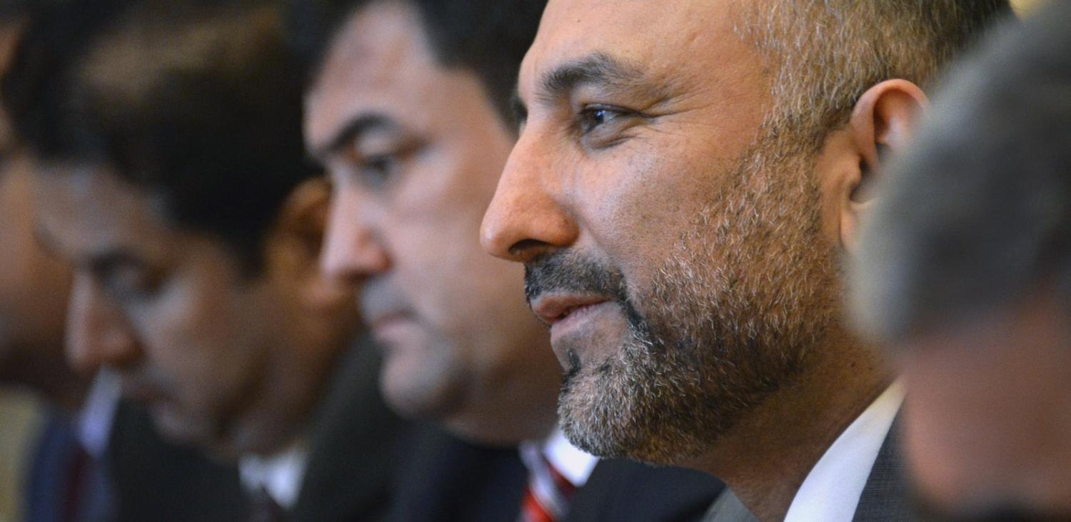 Hanif Atmar, former Afghan National Security Advisor, will run for president (Photo: Alexander Nemenov via Getty)