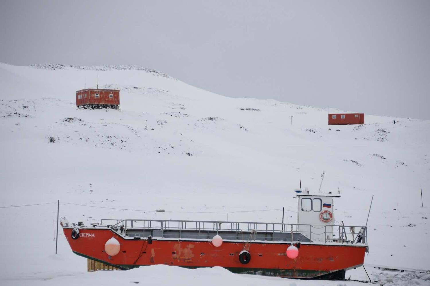 Russian Bellingshausen Station in Antarctica (Vanderlei Almeida/AFP via Getty Images)