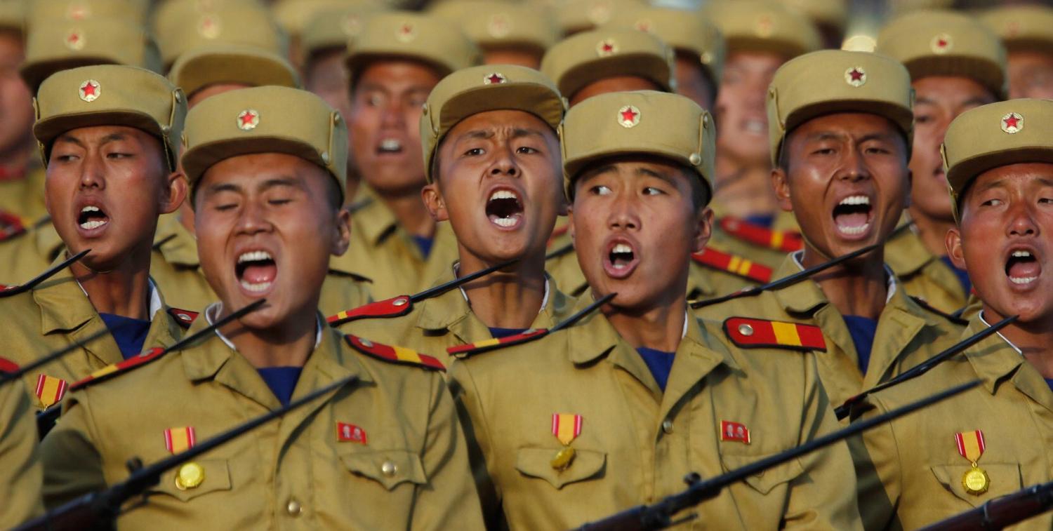 North Korean soldiers on parade in 2015 (Photo: Liu Xingzhe/Getty)