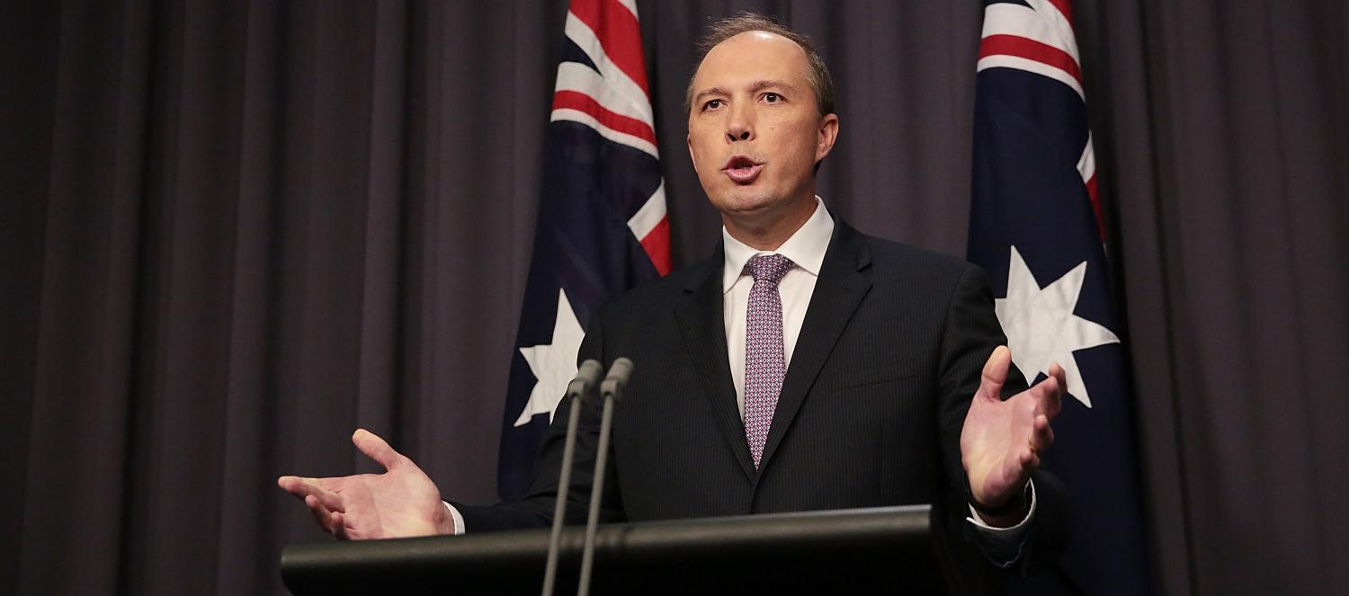 Immigration Minister Petter Dutton, May 2016 (Photo: Getty Images/Stefan Postles)