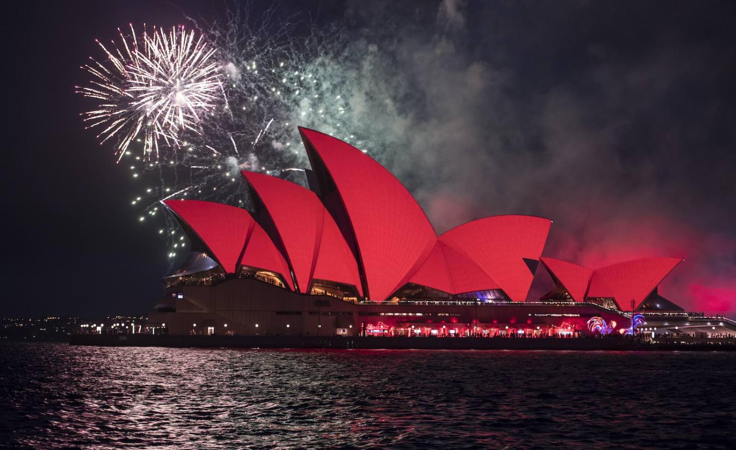 Lunar New Year celebrations on Sydney Harbour, January 2017 (James D. Morgan/Getty Images)
