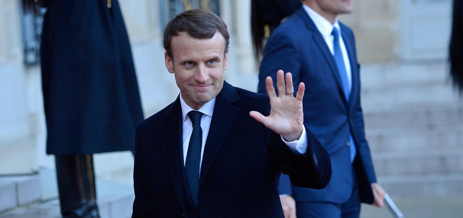 French President Emmanuel Macron last week at Elysee Palace (Photo: Aurelien Meunier/Getty)