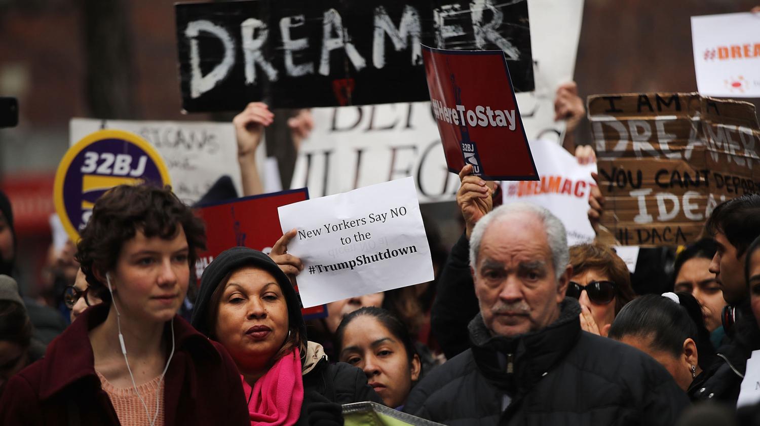 Activists In New York Protest Government Shutdown  (Photo by Spencer Platt/Getty Images)