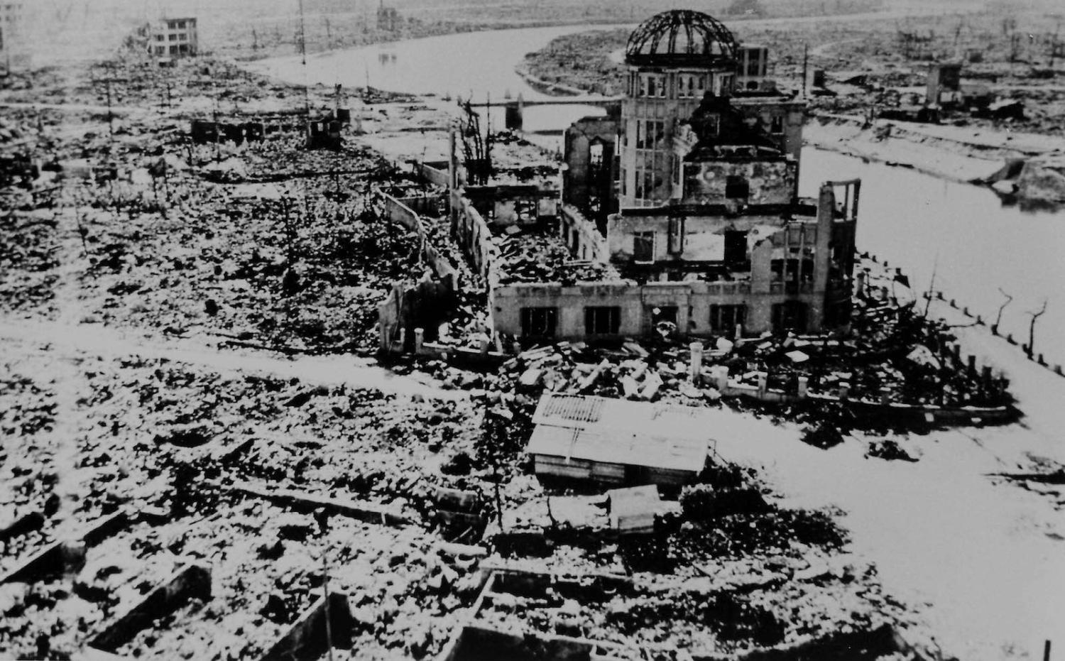 Hiroshima, Japan, after the atomic bomb of 6 August 1945 (Photo: Roger Viollet/Getty)