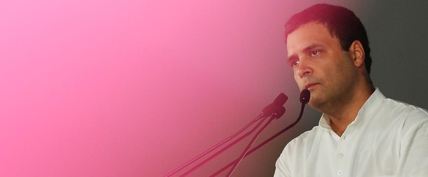 Rahul Gandhi is hoping to restore the Congress Party and defeat Narendra Modi (Photo: Sajjad Hussain via Getty)