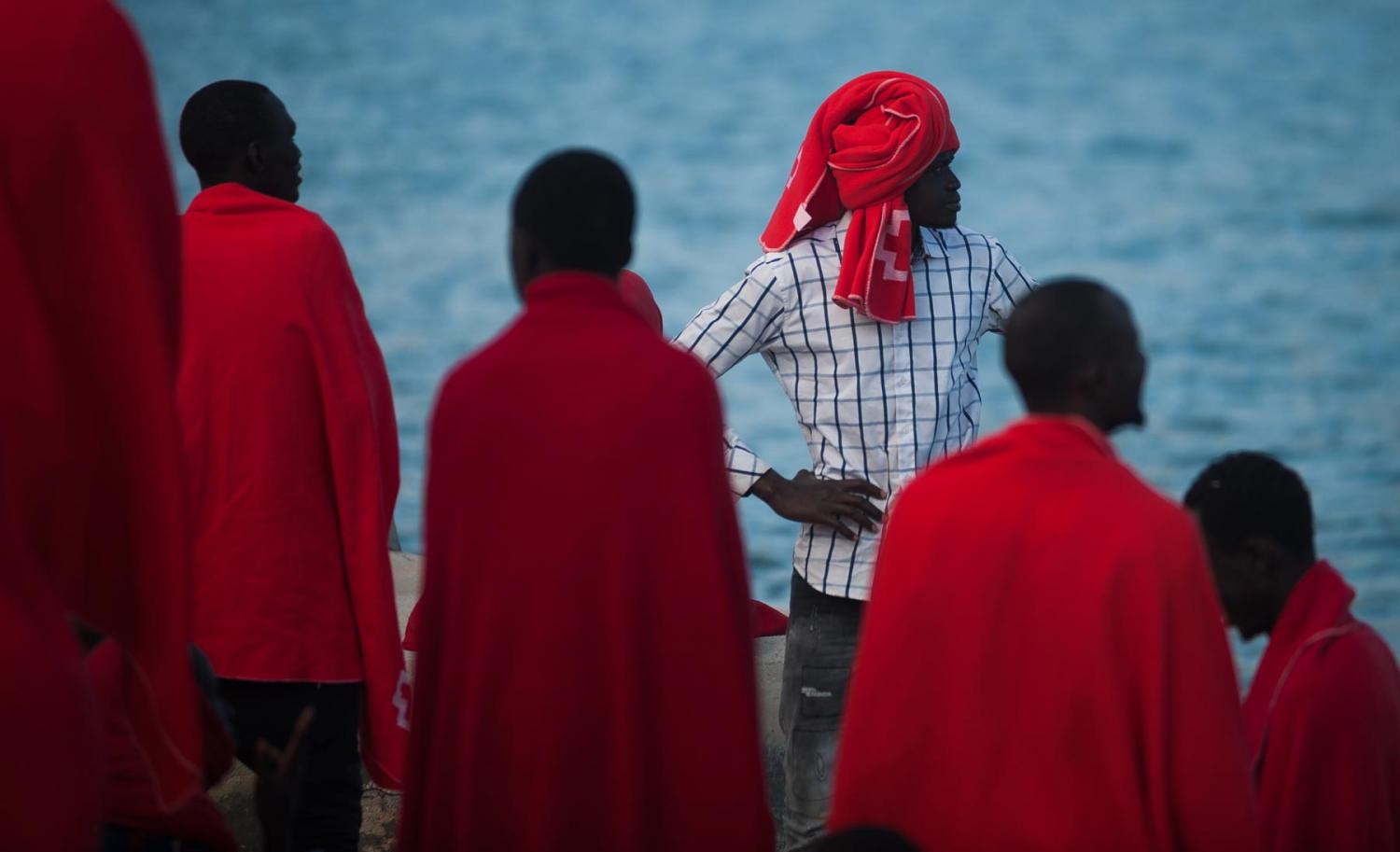 Migrants rescued from the Mediterranean (Photo: Jesus Merida via Getty)