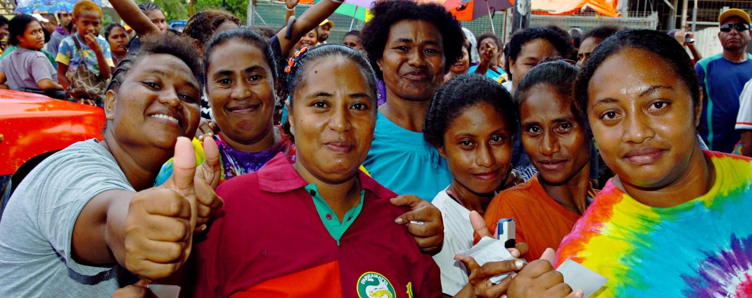 Voters in Port Moresby at PNG's 2012 election (Photo:Flickr/Commonwealth Secretariat)