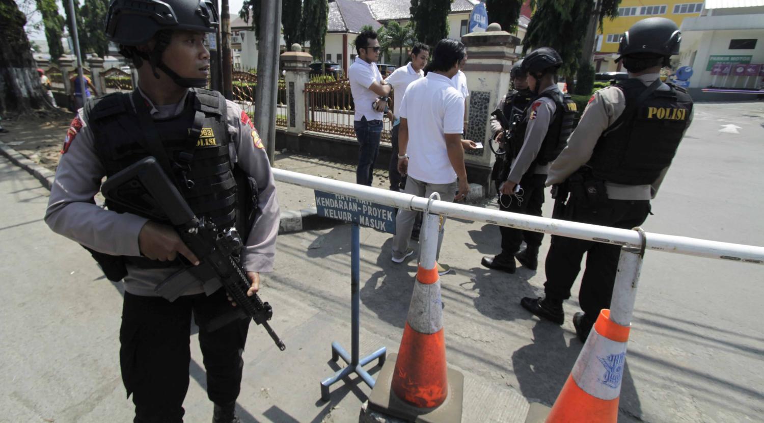 Indonesian police tighten security following Mako Brimob riot (Photo: Eko Siswono Toyudho/Getty)