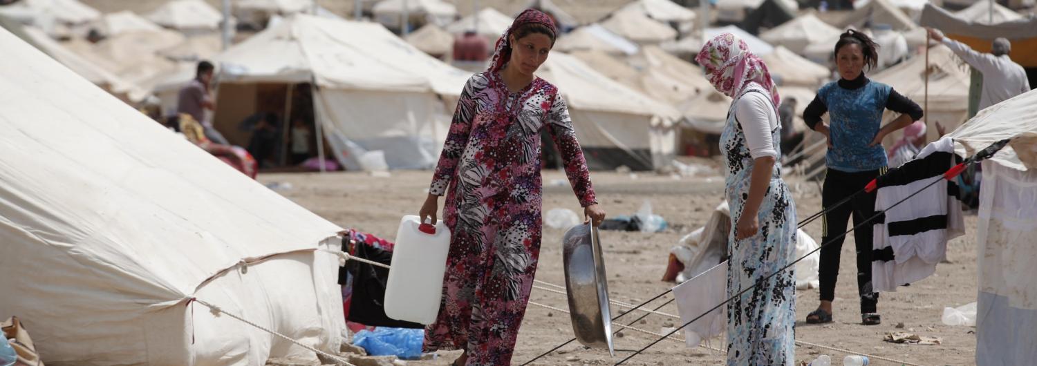 Syrian refugees in a Northern Iraq refugee camp (Photo: Flickr/IHH)