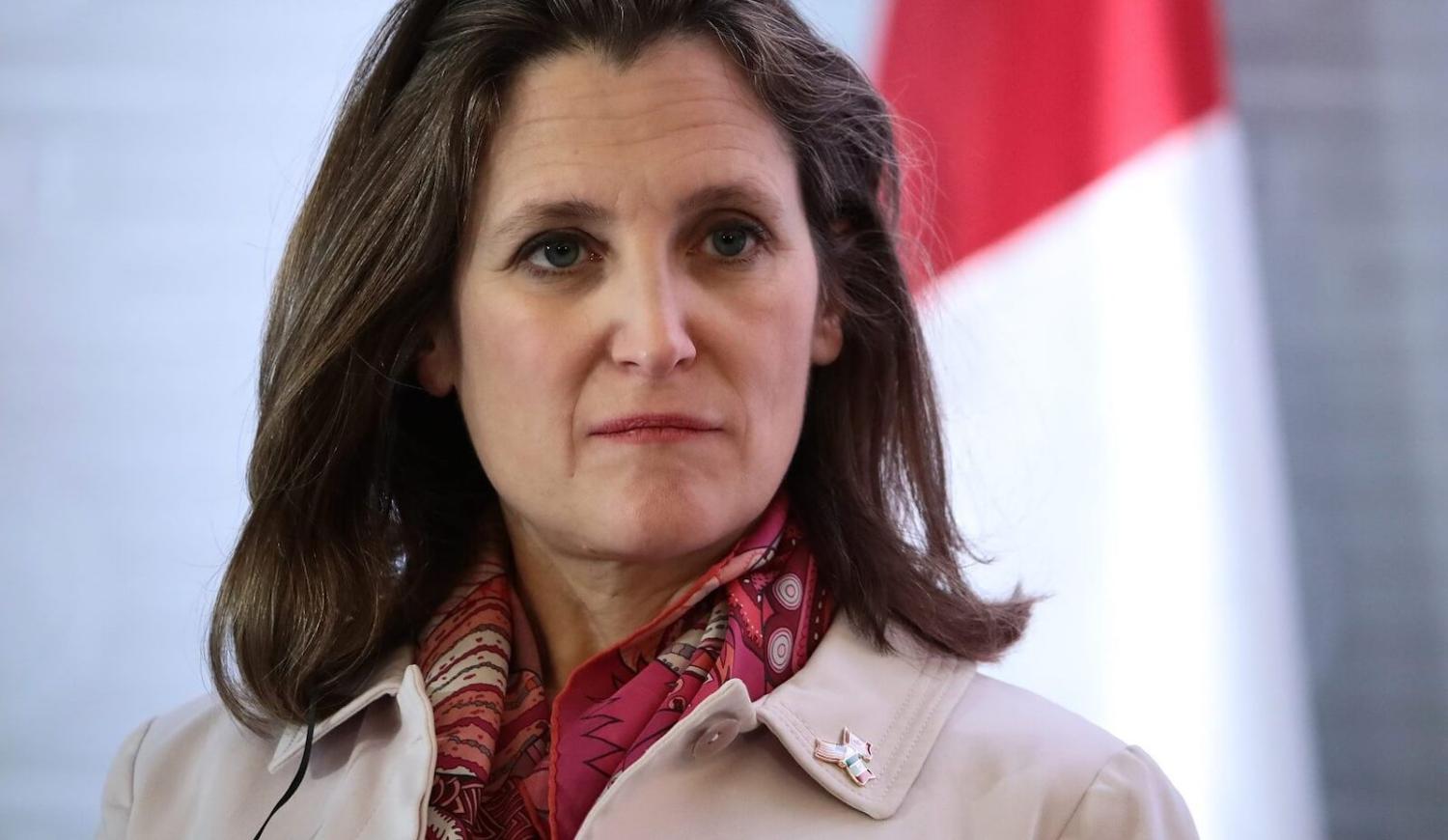 Canadian Foreign Minister Chrystia Freeland in Mexico City, 2 February 2018 (Photo: Hector Vivas/Getty)