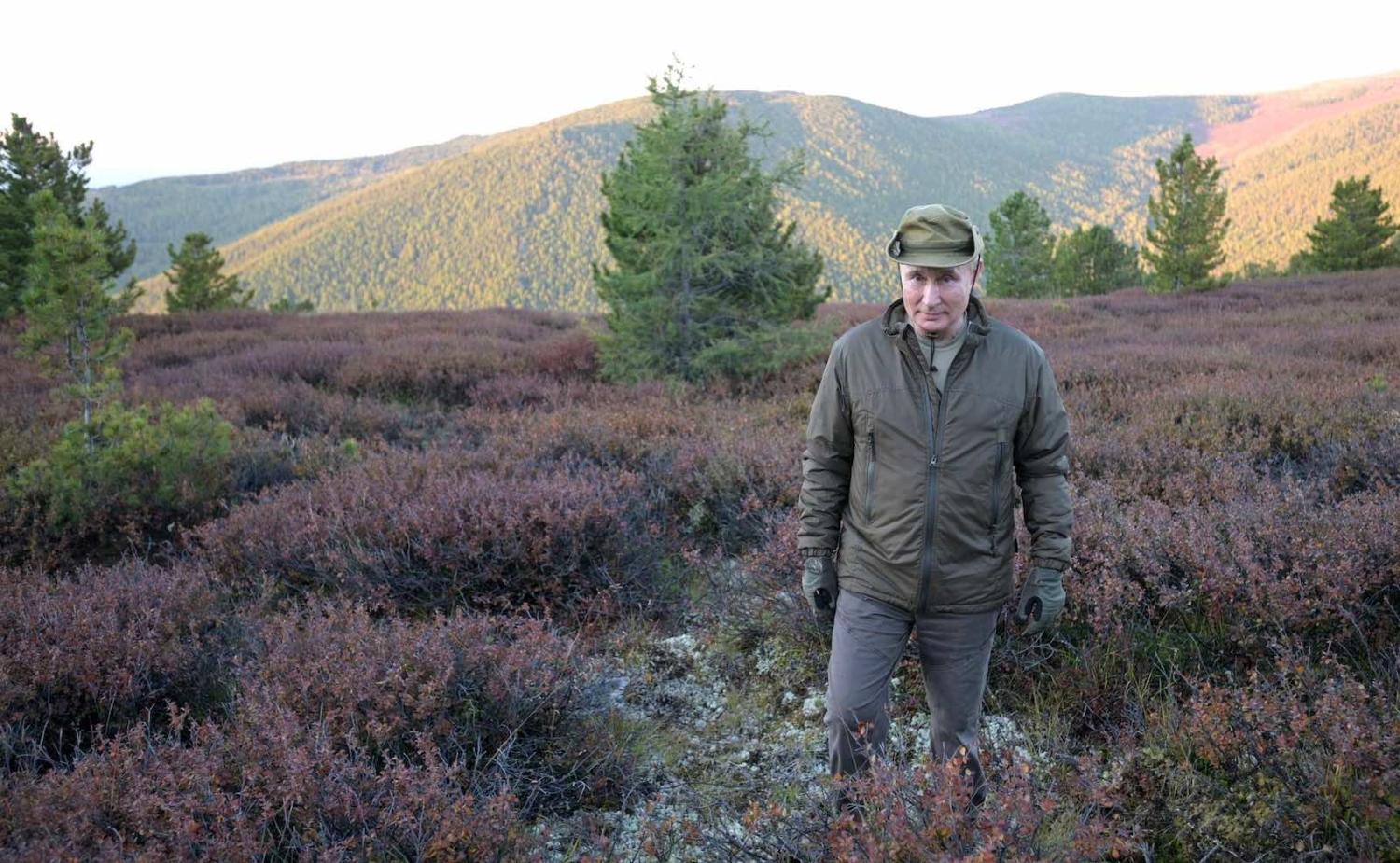Russia’s Vladimir Putin in the Siberian Federal District last month (Kremlin.ru)