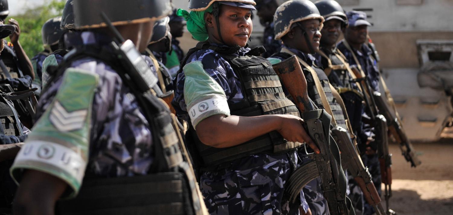 Police officers serving in the African Union Mission in Somalia (AMISOM) (Photo: Flickr/AMISOM)