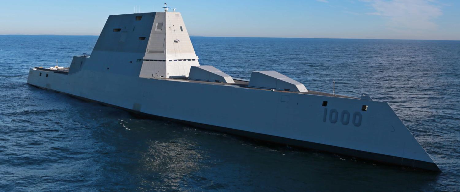 The USS Zumwalt in December 2015. Photo: US Navy.