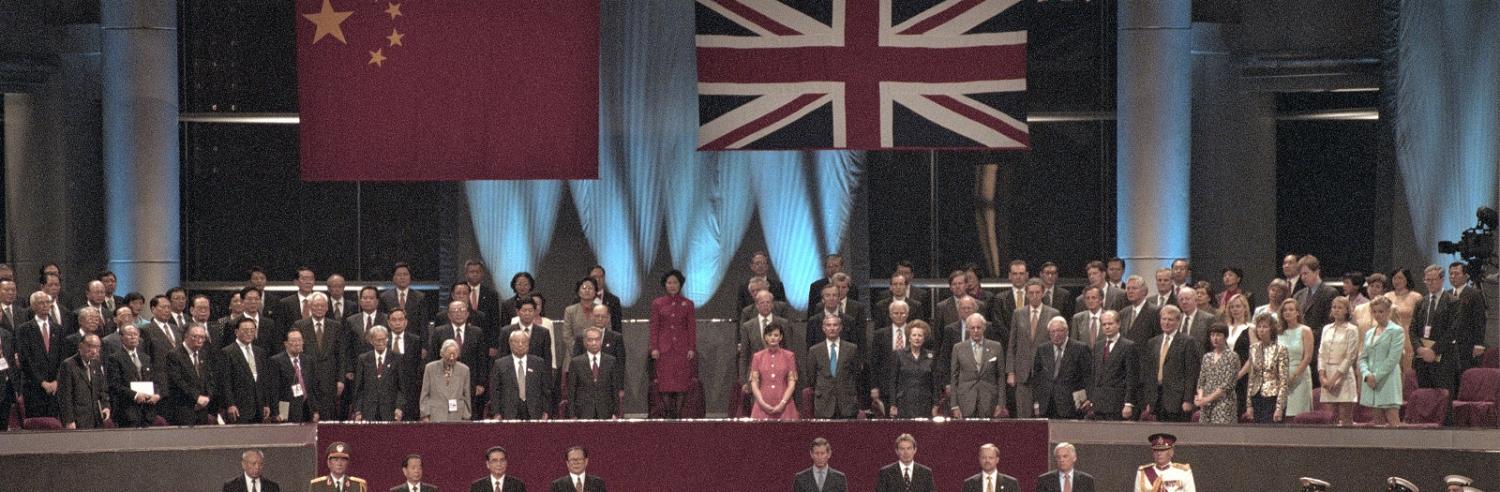 The 1997 Hong Kong Handover Ceremony (Photo: Peter Turnley/Getty Images)