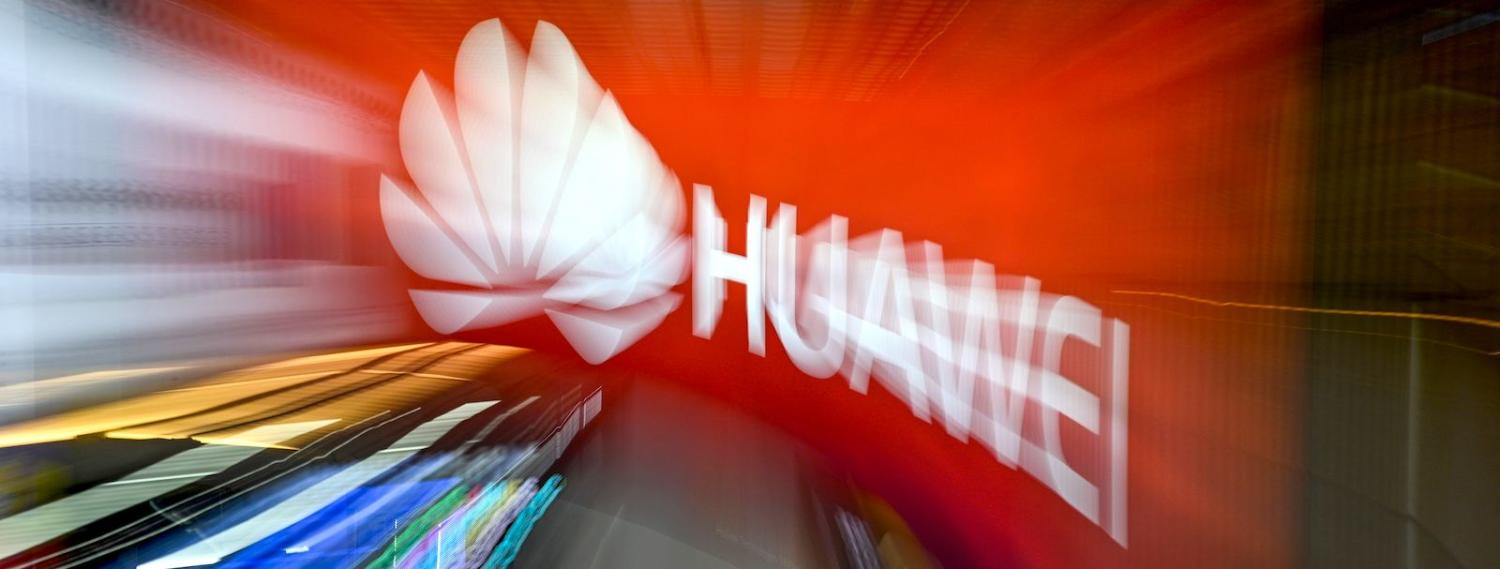 The logo of Chinese telecoms giant Huawei (Photo: Mohd Rasfan via Getty)
