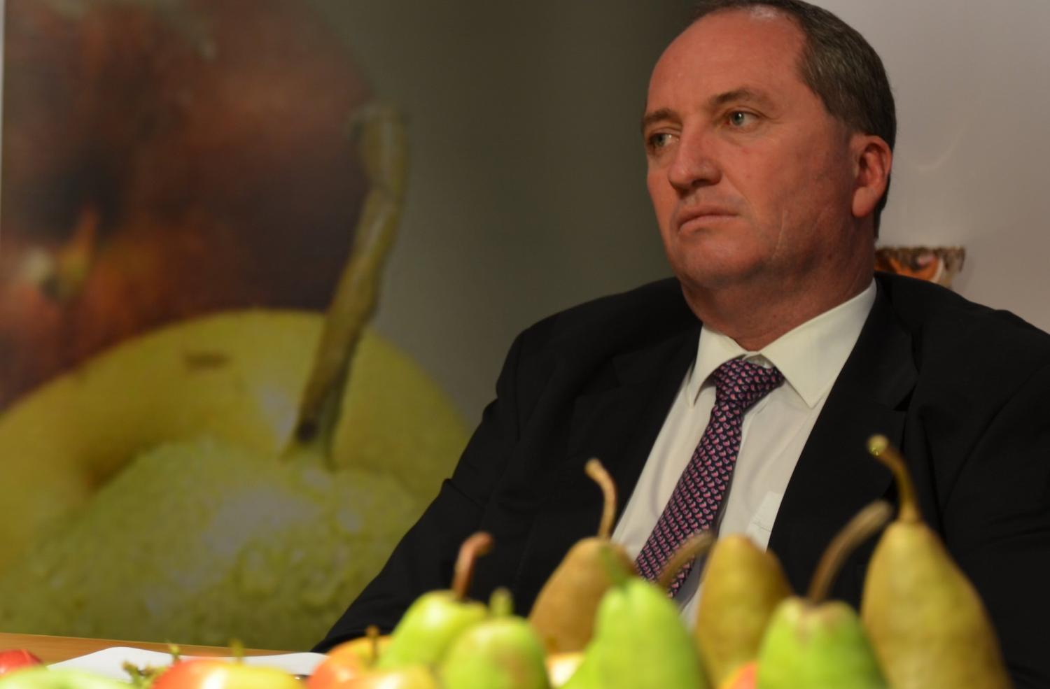 Barnaby Joyce in 2014. (Flickr/Apple and Pear Australia)