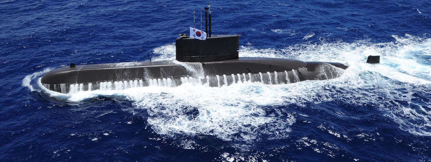A South Korean Type-214 submarine. (Flickr/US Pacific Fleet)