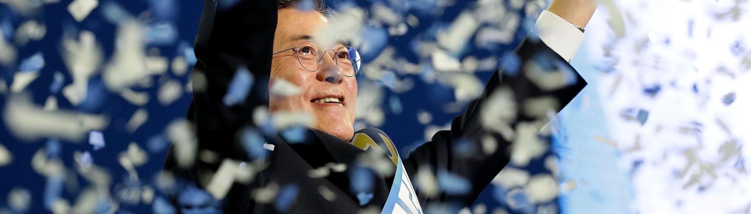 Moon Jae-In, presidential election candidate for the Democratic Party of Korea Photo: Chung Sung-Jun/Getty Images