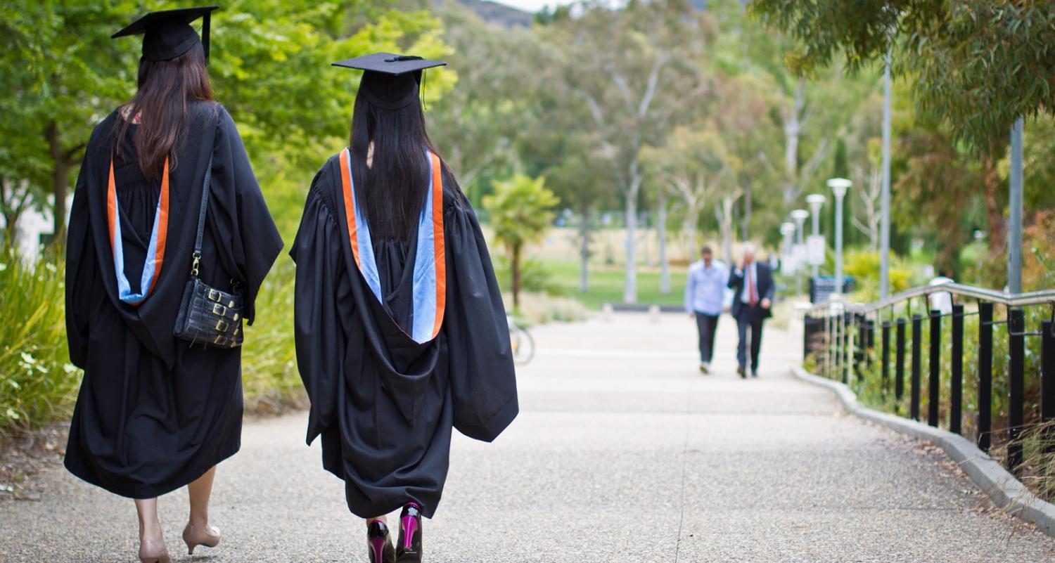 Graduation Day at the Australian National University in Canberra.(Photo: Getty Images)