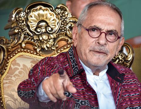 José Ramos-Horta in Dili on 21 April 2022 after a landslide victory in East Timor’s presidential election (Valentino Dariel Sousa/AFP via Getty Images)