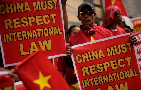 Earlier protests against China’s bullying have been ignored (Photo: Noel Celis via Getty)