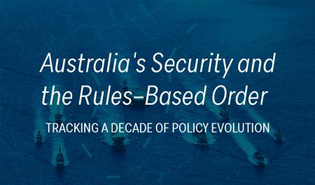 Australia's Security and the Rules-Based Order: Tracking a Decade of Policy Evolution
