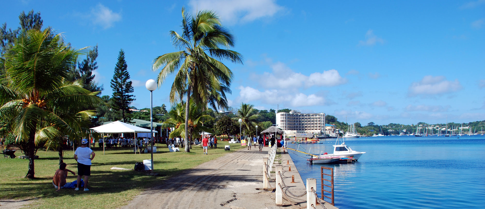 Port Vila waterfront, Vanuatu. (Photo: Geof Wilson/flickr)